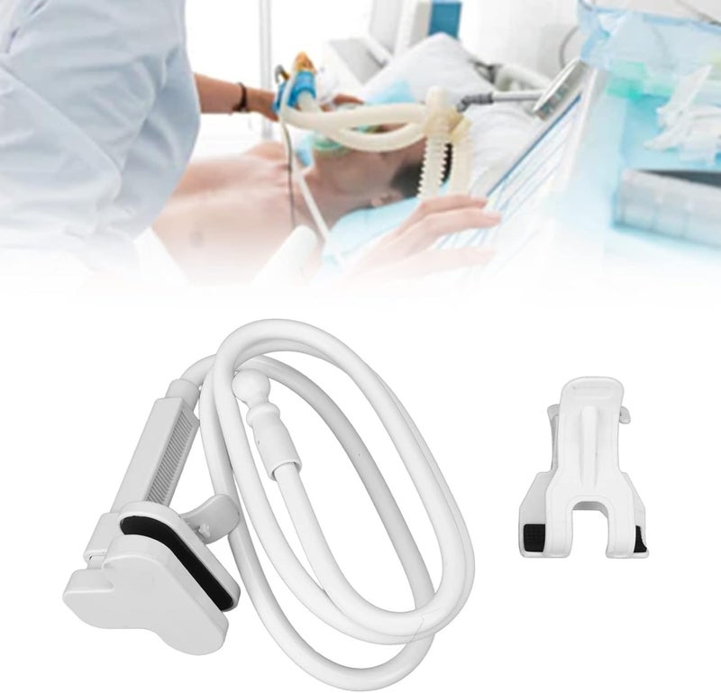 woobles CPAP Hose Holder for Bed CPAP Hoses Supplies, Flexible Structure Safe Reliable Stainless Steel Portable CPAP Hose Hanger for Bedside - Image 1